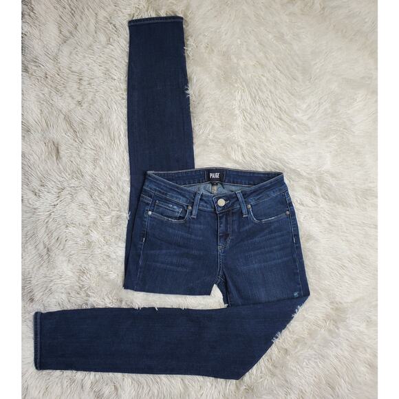Paige Verdugo Ankle Skinny Jeans 25 / 0 - Picture 1 of 10